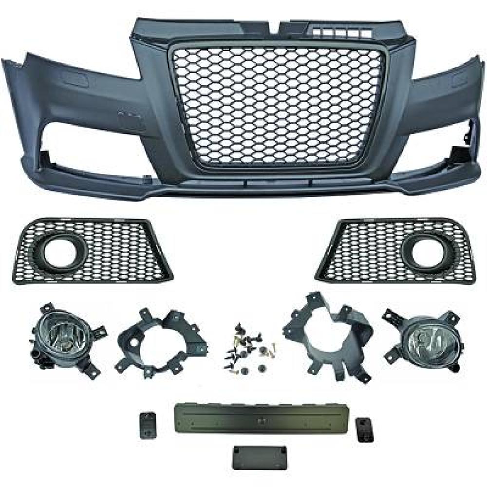 Pare-chocs avant — Audi A3 Berline/Sportback/Cabrio (2008-2012) — réf. 1032650