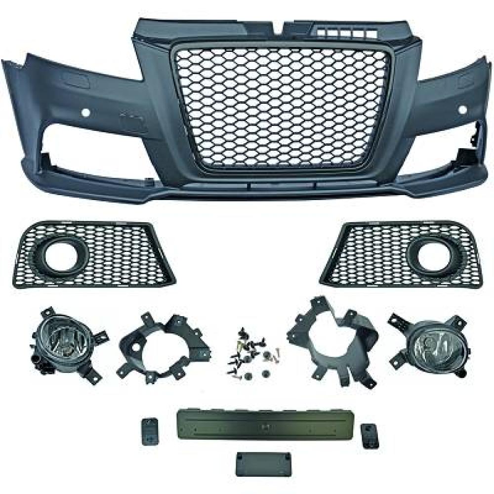 Pare-chocs avant — Audi A3 Berline/Sportback/Cabrio (2008-2012) — réf. 1032651