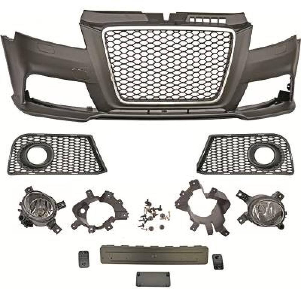 Pare-chocs avant — Audi A3 Berline/Sportback/Cabrio (2008-2012) — réf. 1032652