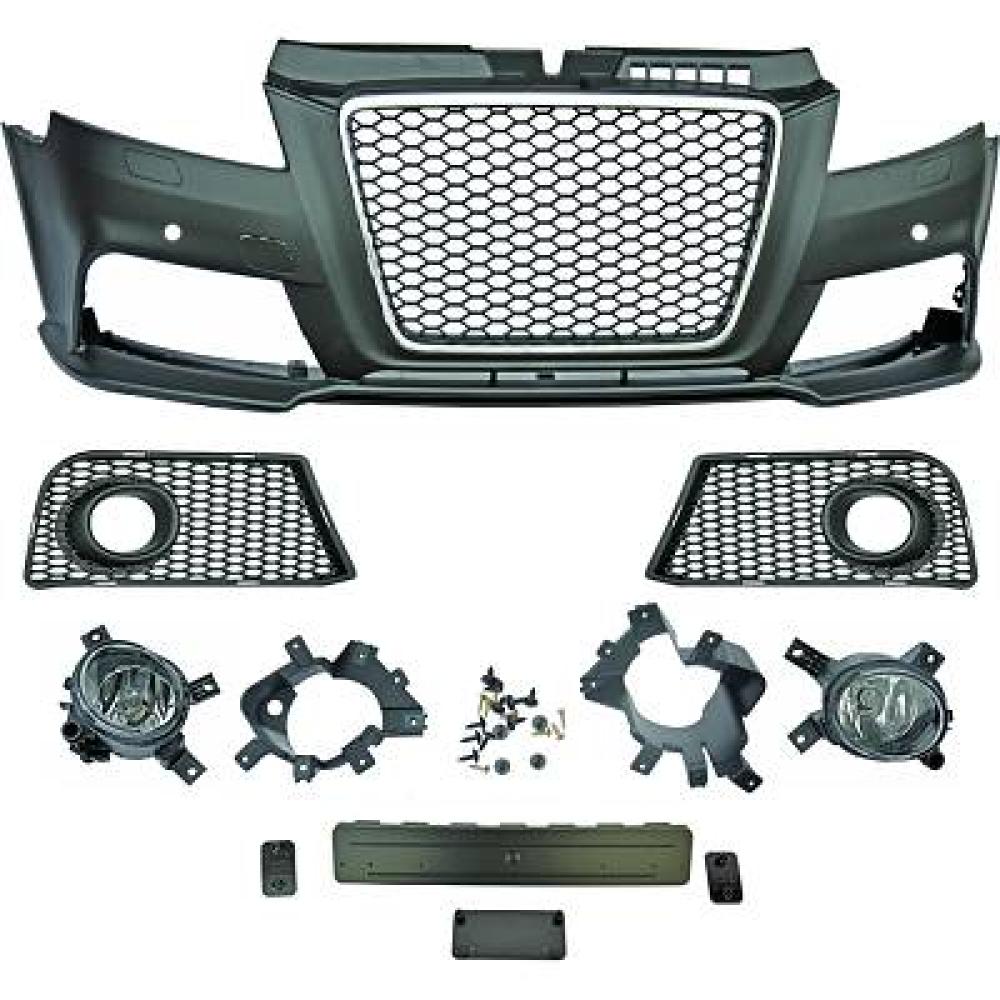 Pare-chocs avant — Audi A3 Berline/Sportback/Cabrio (2008-2012) — réf. 1032653