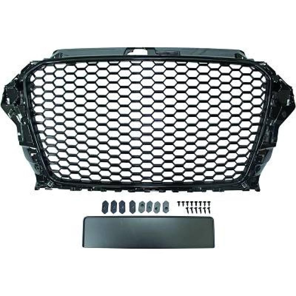 Grille de radiateur — Audi A3 Berline/Sportback/Cabrio (2012-2016)
