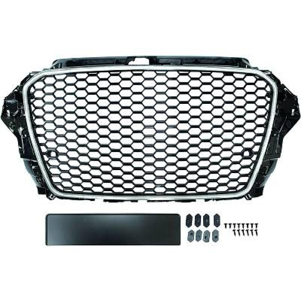 Grille de radiateur — Audi A3 Berline/Sportback/Cabrio (2012-2016)