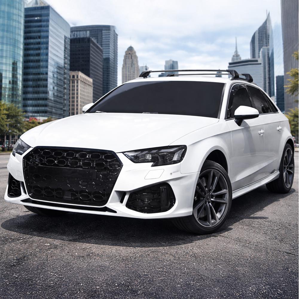Pare-chocs avant — Audi A3 Berline/Sportback/Cabrio (2016-2020) — vue 3