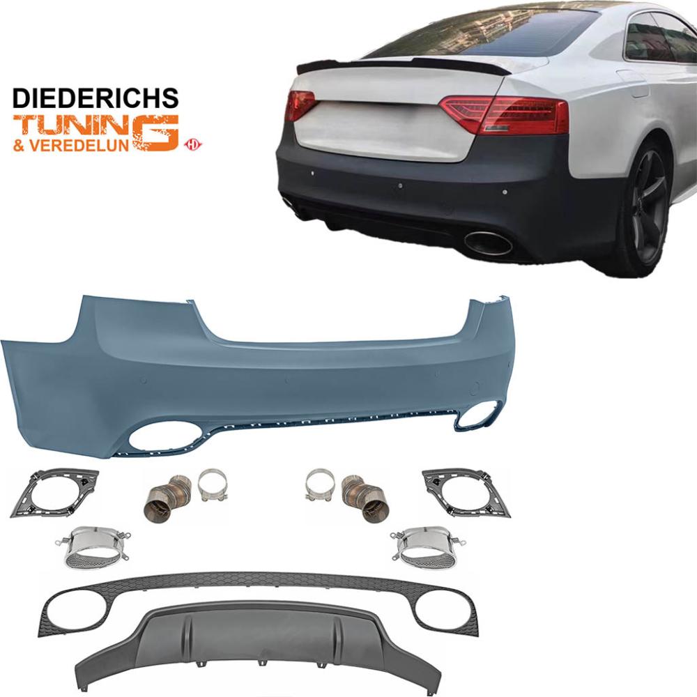 Pare-chocs arrière — Audi A5 (2007-2011) — vue 2