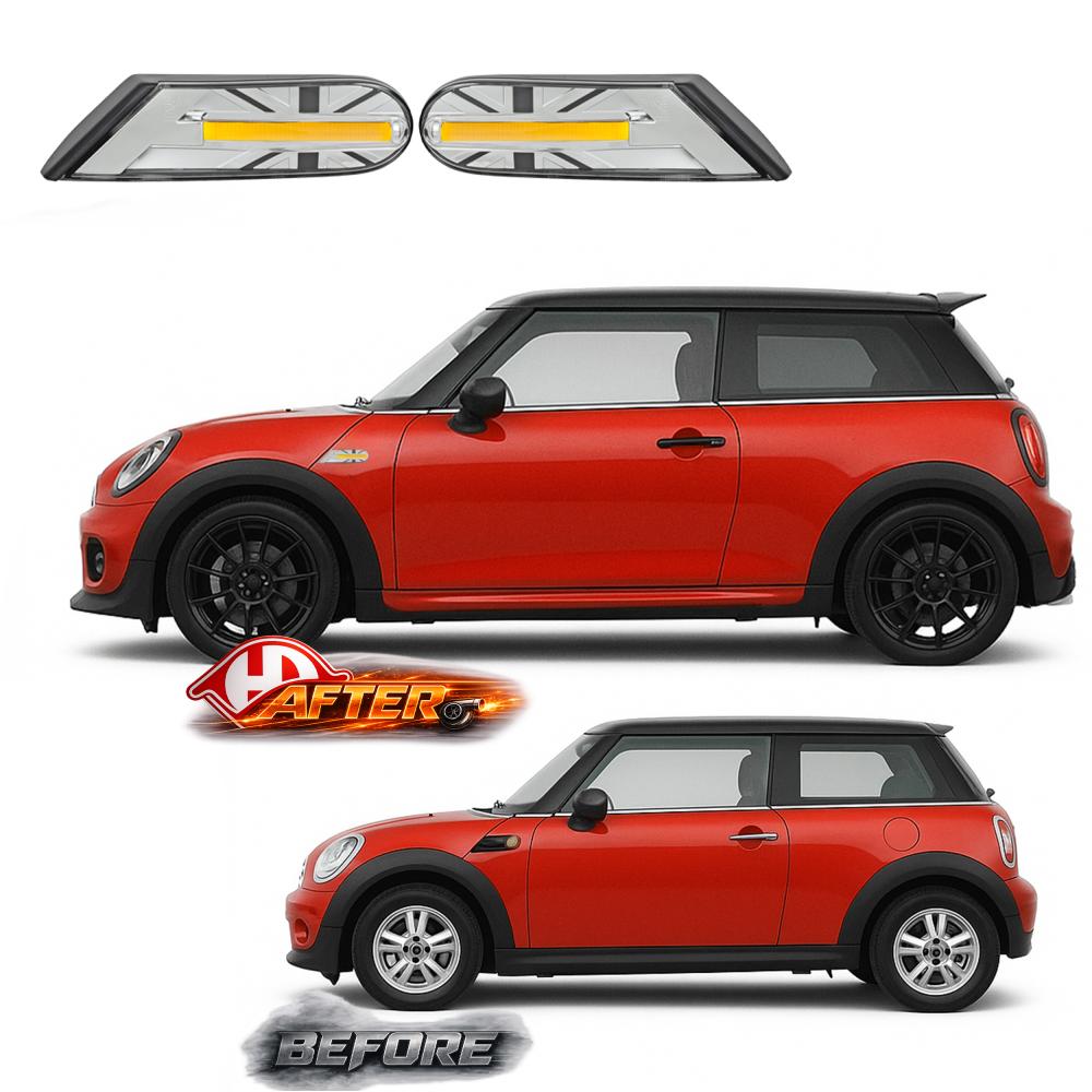 Kit de feux clignotants Montage latéral — BMW Mini One Cooper Clubman (2006-2016) — vue 2