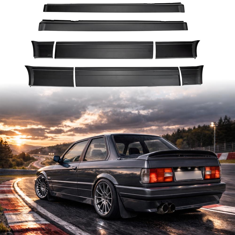 Revêtement de bas de marche Montage en saillie latéral — BMW Série 3 (E30) (1982-1994)