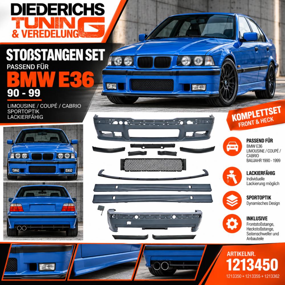 Pare-chocs arrière — BMW Série 3 (E36) (1990-1999) — vue 3