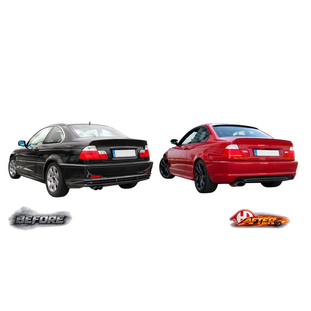 Pare-chocs arrière — BMW Série 3 (E46) Coupé/Cabrio (2003-2007) — vue 3