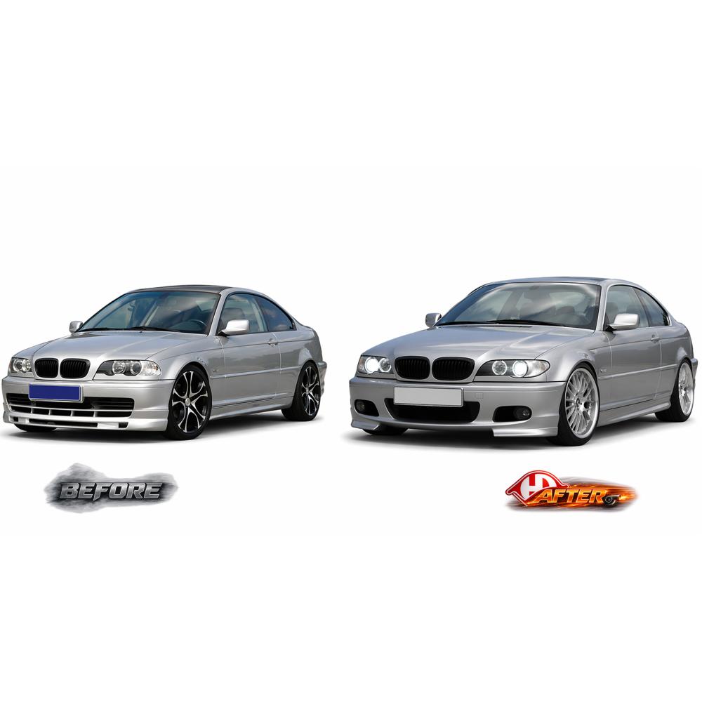 Pare-chocs avant — BMW Série 3 (E46) Coupé/Cabrio (2003-2007) — vue 3