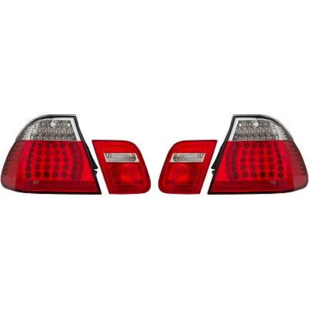 Kit de feux arrières côté conducteur + passager av. — BMW Série 3 (E46) Berline/Touring (2001-2005)