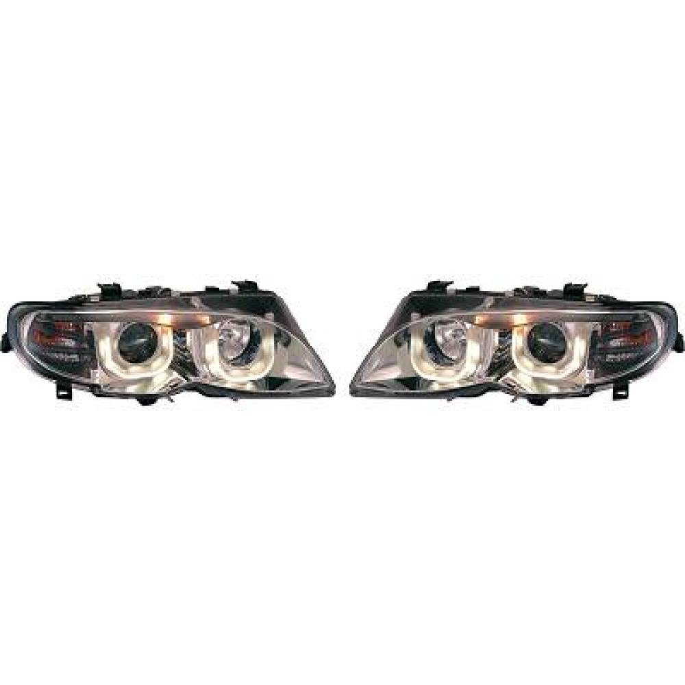 Kit de projecteurs principaux — BMW Série 3 (E46) Berline/Touring (2001-2005) — réf. 1215485
