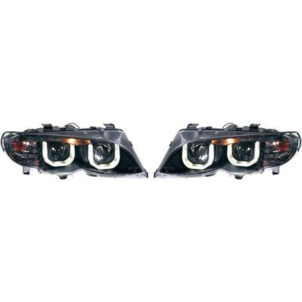 Kit de projecteurs principaux — BMW Série 3 (E46) Berline/Touring (2001-2005) — réf. 1215585