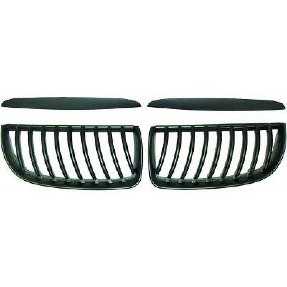 Grille de ventilation, pare-chocs avant — BMW Série 3 (E90/91) Berline/Touring (2005-2008) (+1)