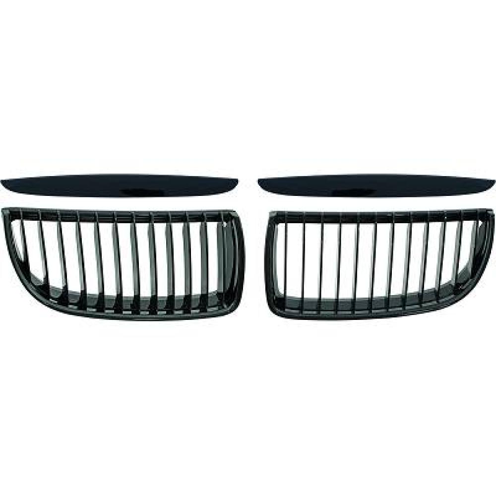 Elément insertable, grille de radiateur — BMW Série 3 (E90/91) Berline/Touring/Coupé (2005-2008)