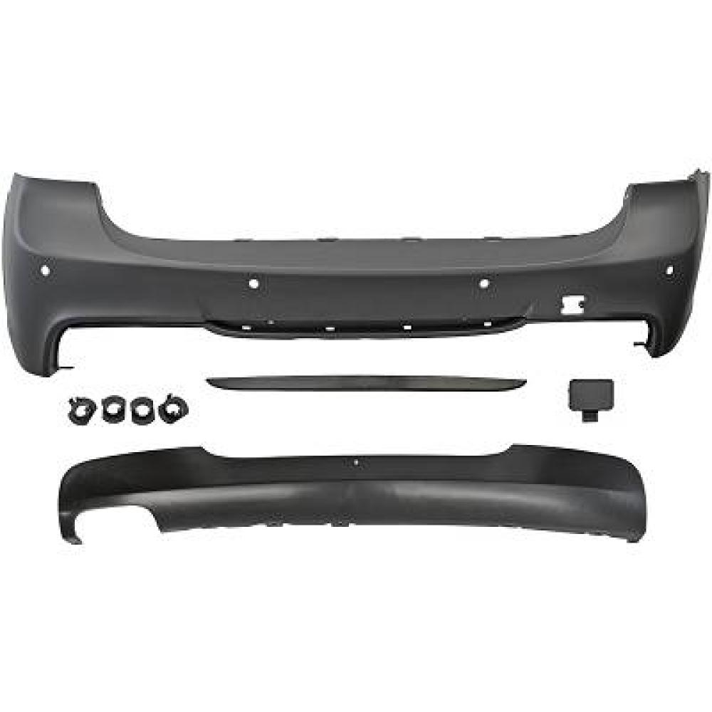 Pare-chocs arrière — BMW Série 3 (E90/91) Berline/Touring/Coupé (2005-2008) (+1)