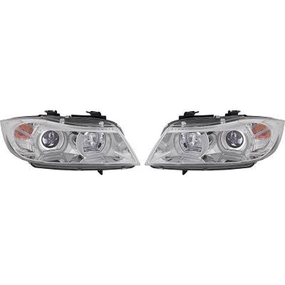 Kit de projecteurs principaux — BMW Série 3 (E90/91) Berline/Touring/Coupé (2005-2008) — réf. 1216782
