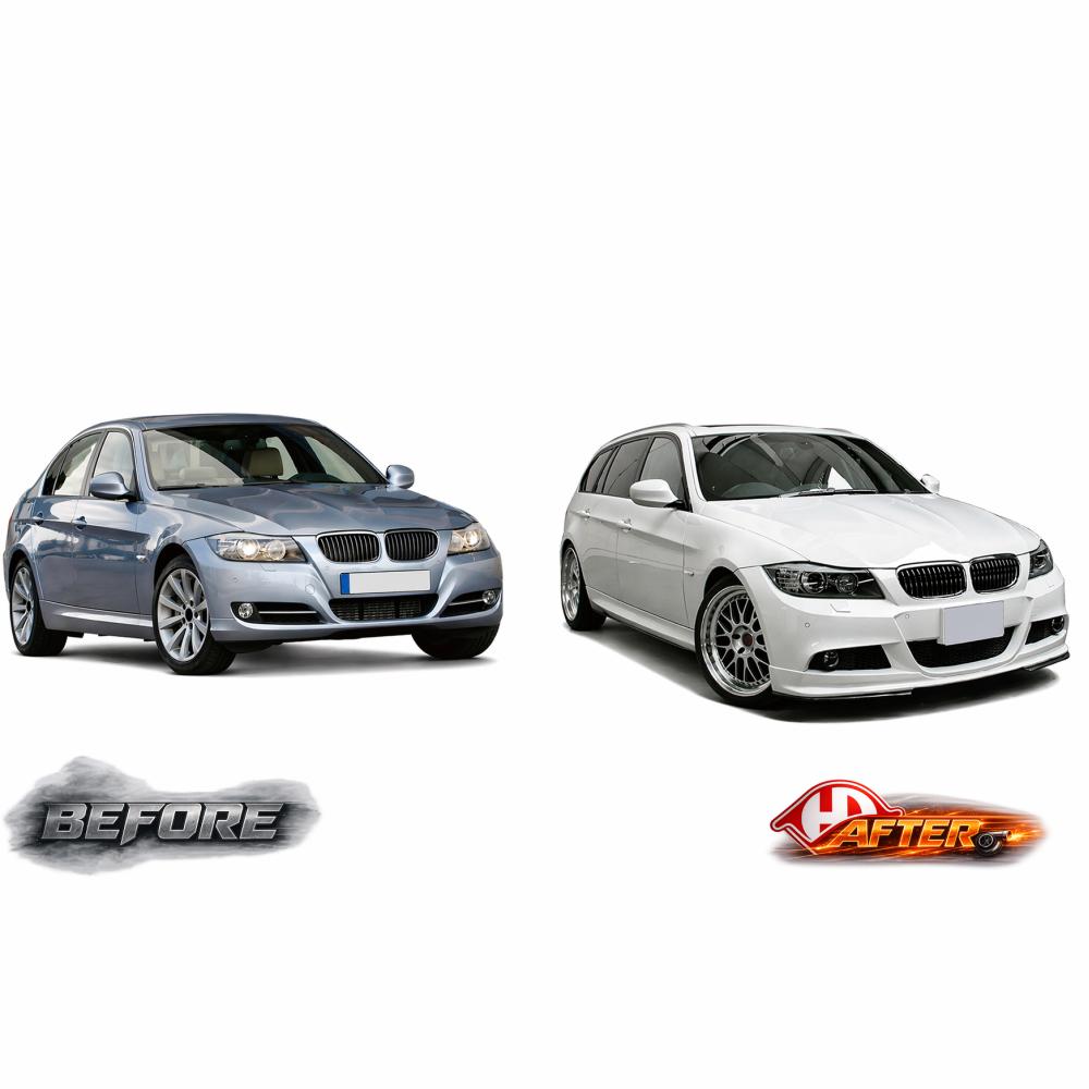 Pare-chocs avant — BMW Série 3 (E90/91) Berline/Touring (2008-2012) — vue 3