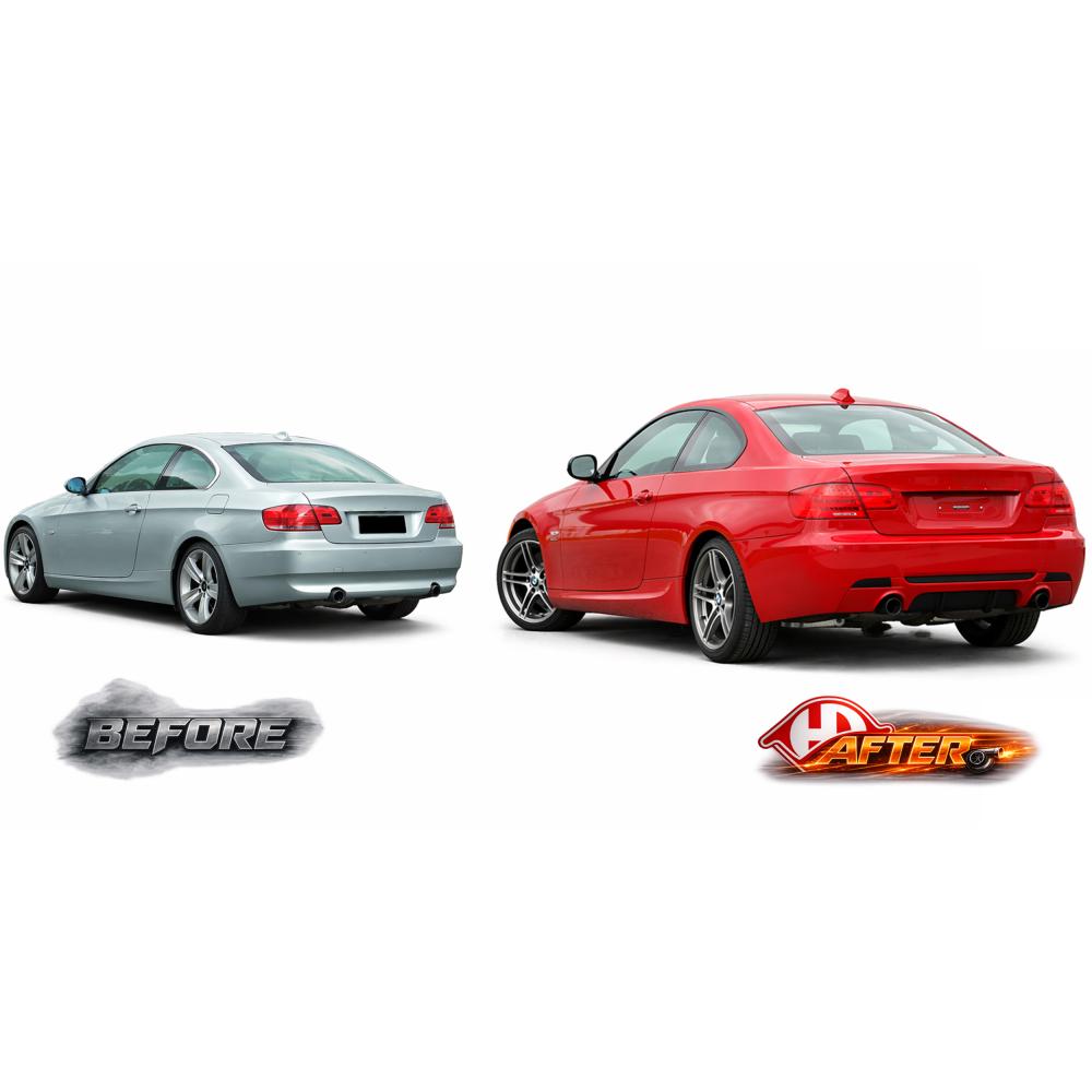 Pare-chocs arrière — BMW Série 3 E92/93 Coupé/Cabrio (2010-2014) — vue 3