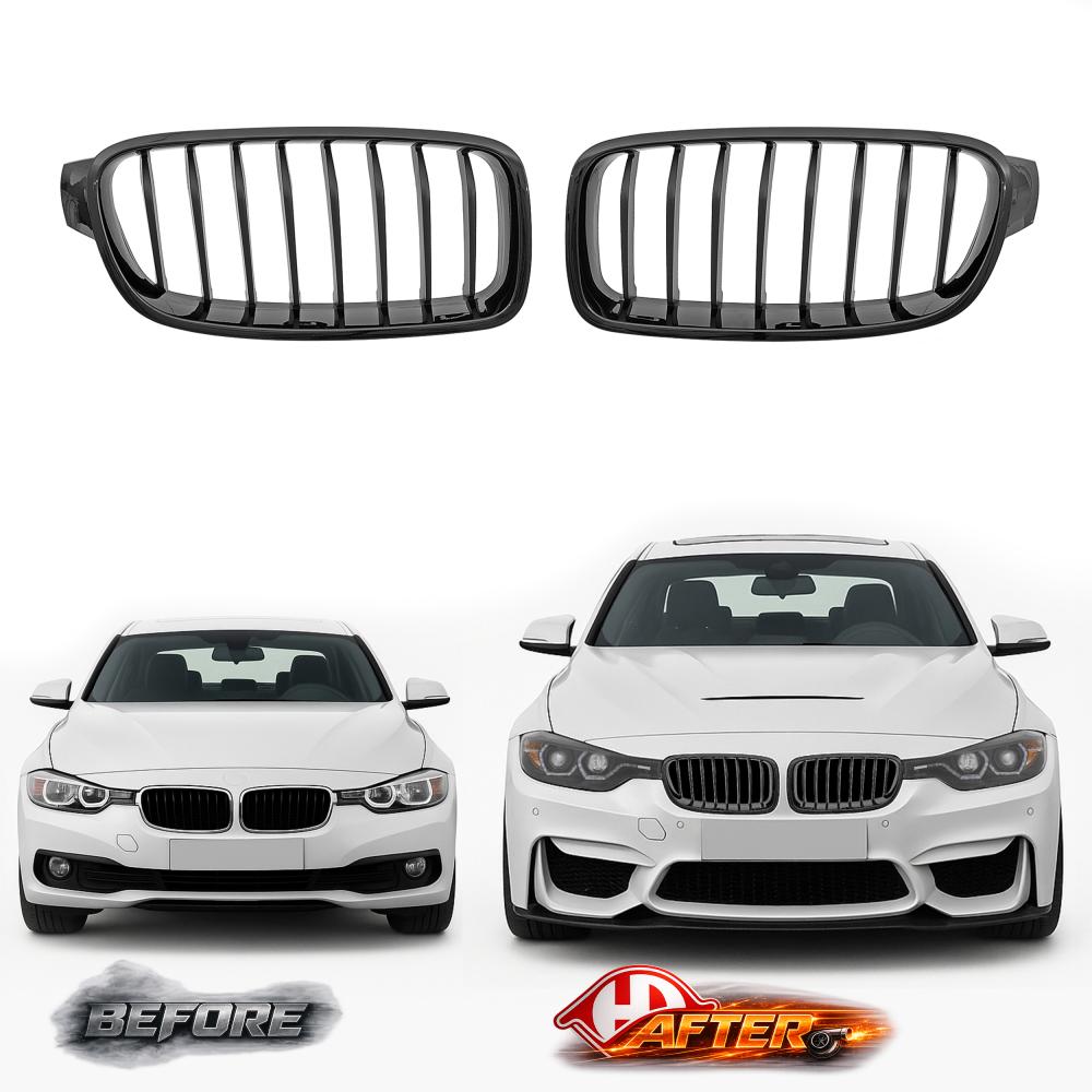 Grille de radiateur — BMW Série 3 Berline/Touring (F30/31) (2011-2015) — vue 2