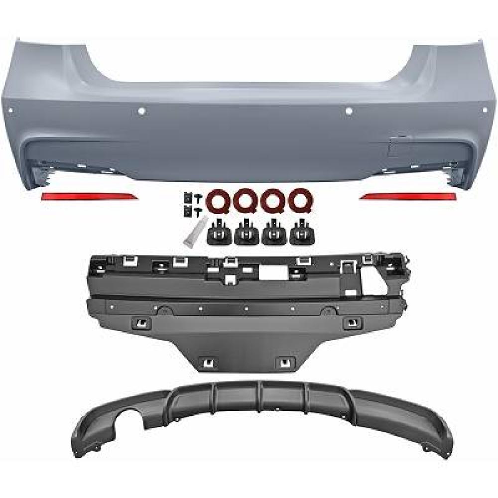 Pare-chocs arrière — BMW Série 3 Berline/Touring (F30/31) (2011-2015) (+1)