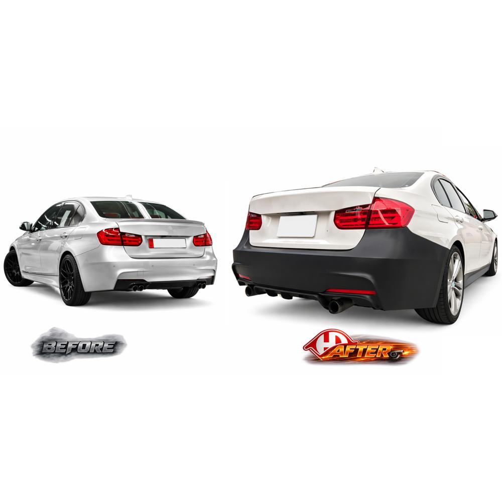 Pare-chocs arrière — BMW Série 3 Berline/Touring (F30/31) (2011-2015) — vue 3