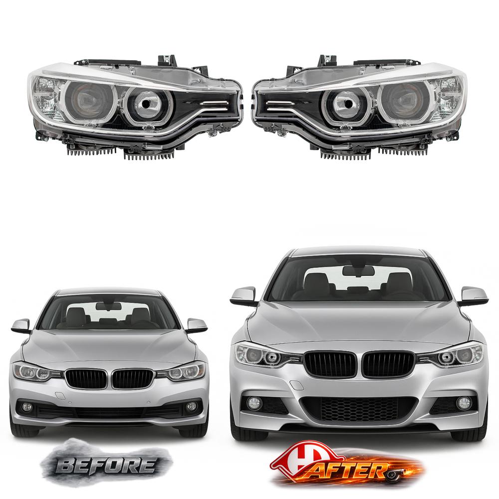 Kit de projecteurs principaux — BMW Série 3 Berline/Touring (F30/31) (2011-2015) — vue 2