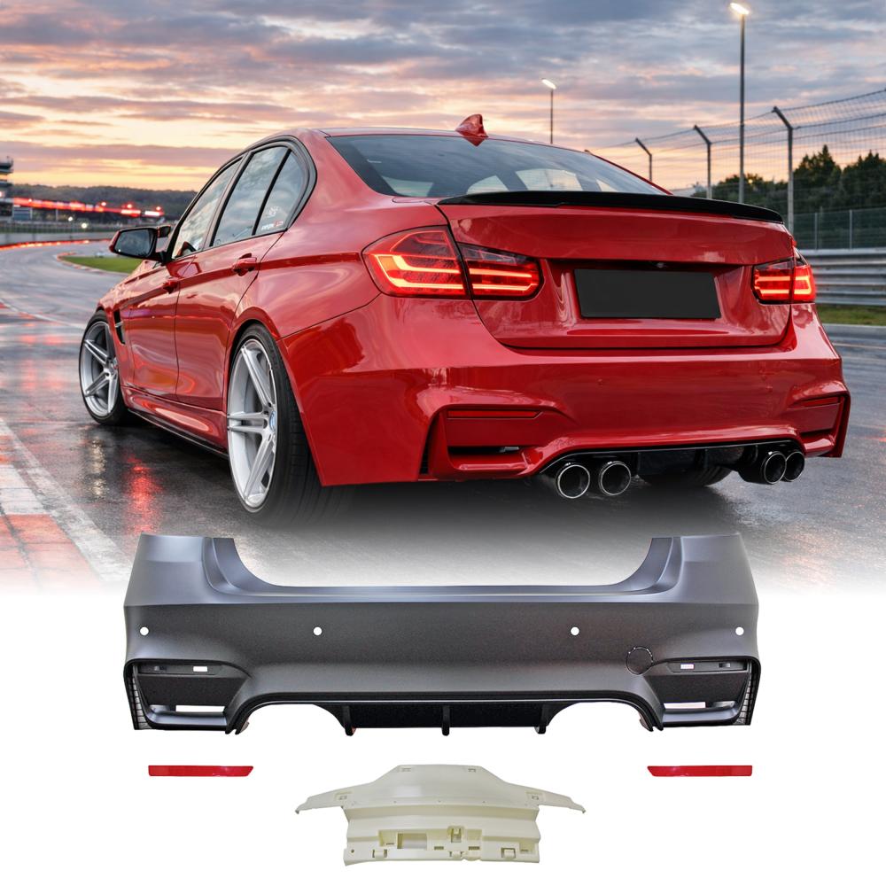 Pare-chocs arrière — BMW Série 3 Berline/Touring (F30/31) (2011-2015) — vue 2