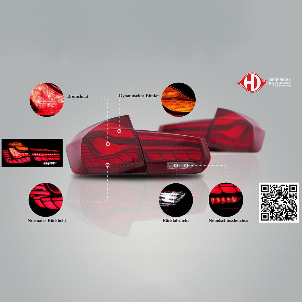 Kit de feux arrières arrière — BMW Série 3 Berline/Touring (F30/31) (2015-2019) — vue 2