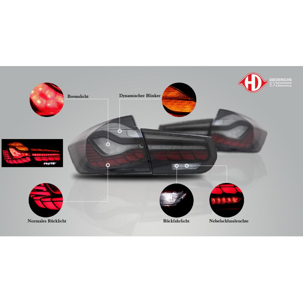 Kit de feux arrières arrière — BMW Série 3 Berline/Touring (F30/31) (2011-2015) — vue 2