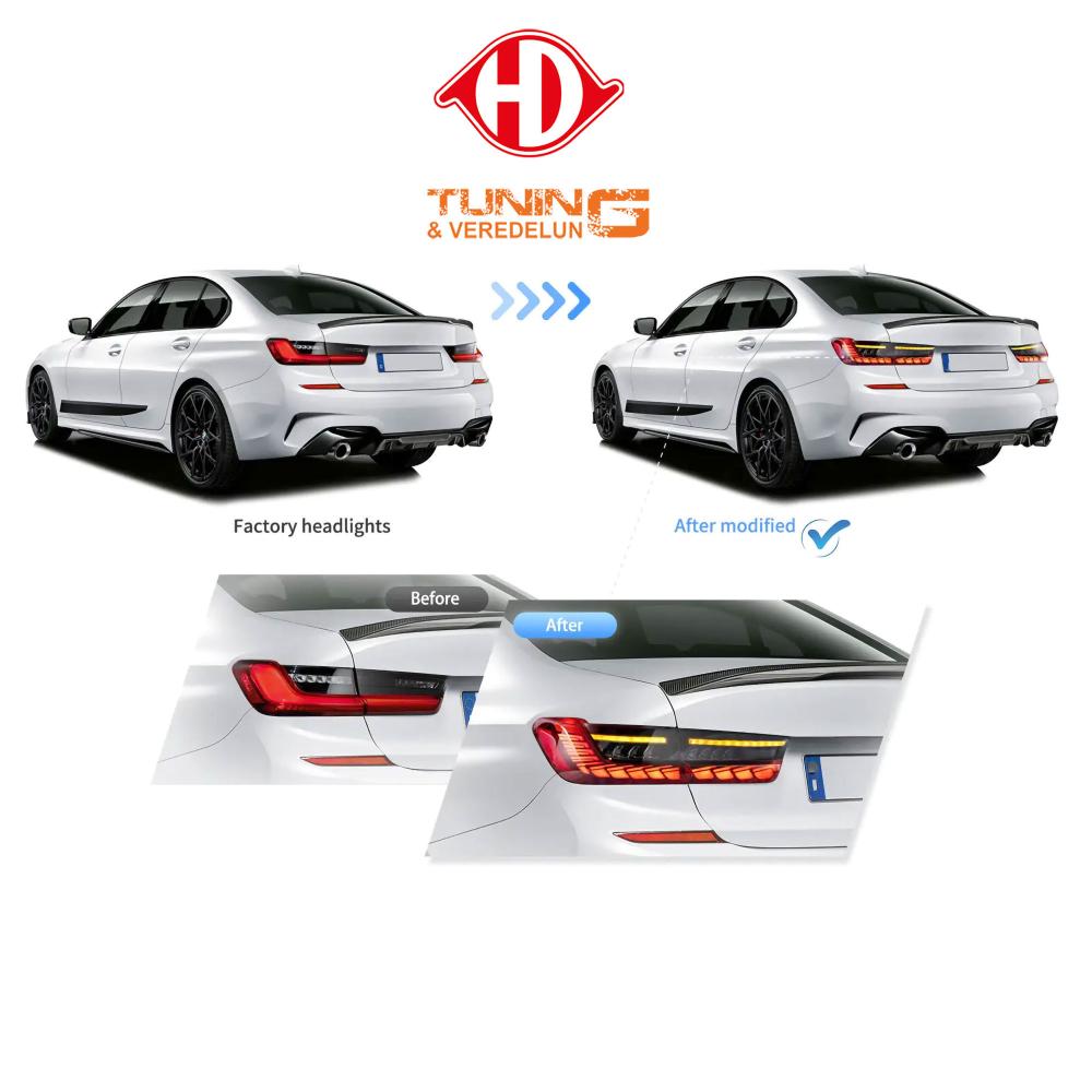 Kit de feux arrières arrière — BMW Série 3 Berline/Touring (G20) (2019-2022) — vue 2