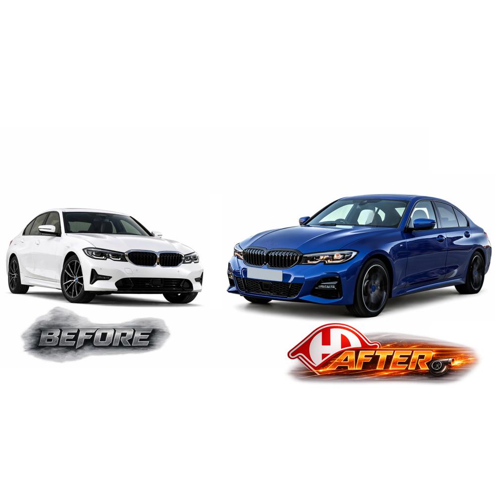 Pare-chocs avant — BMW Série 3 Berline/Touring (G20) (2019-2022) — vue 3