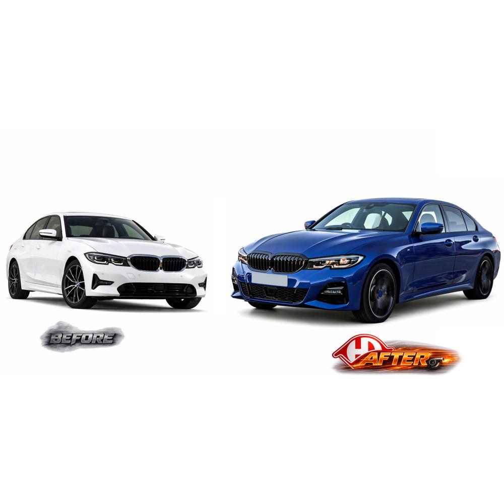 Pare-chocs avant — BMW Série 3 Berline/Touring (G20) (2019-2022) — vue 3