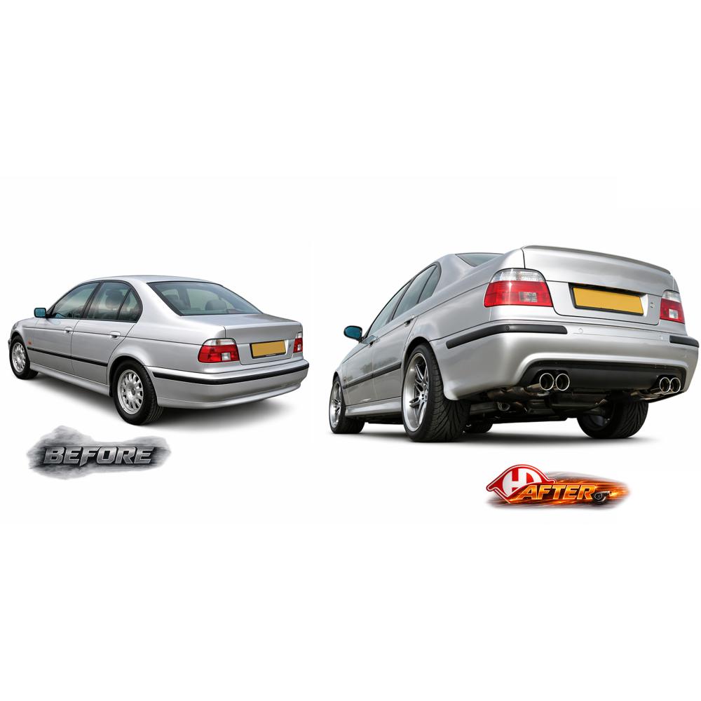 Pare-chocs arrière — BMW Série 5 (E39) (2000-2003) — vue 3