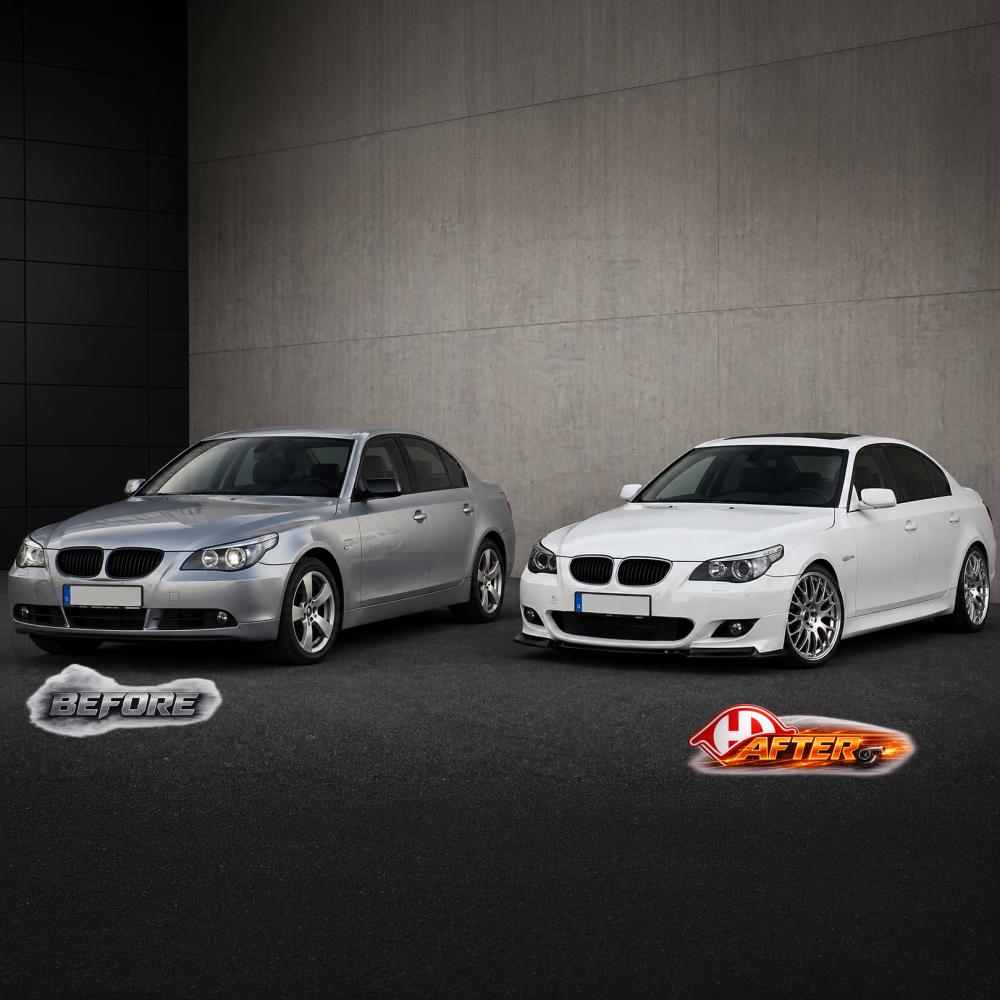 Pare-chocs avant — BMW Série 5 (E60/61) (2007-2010) — vue 3