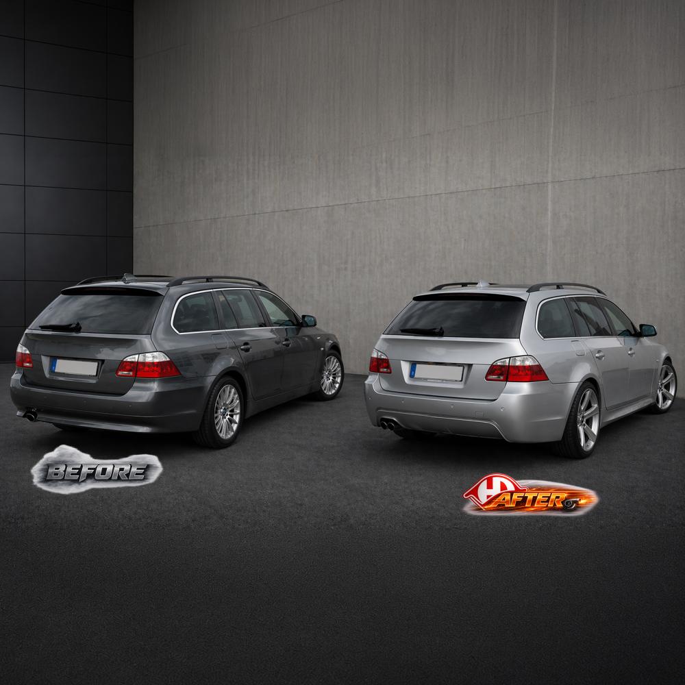 Pare-chocs arrière — BMW Série 5 (E60/61) (2003-2007) — vue 3