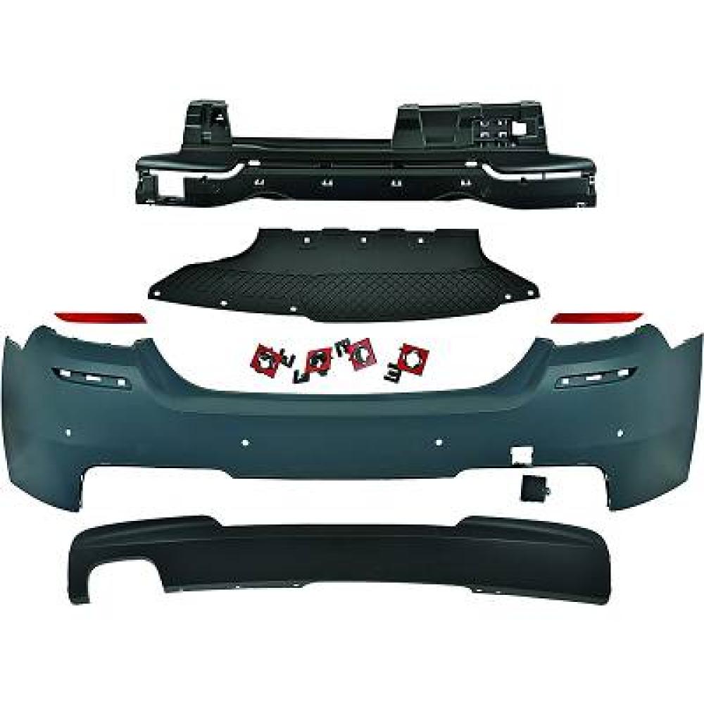Pare-chocs arrière — BMW Série 5 (F10/11 LCI) (2013-2017) (+1)