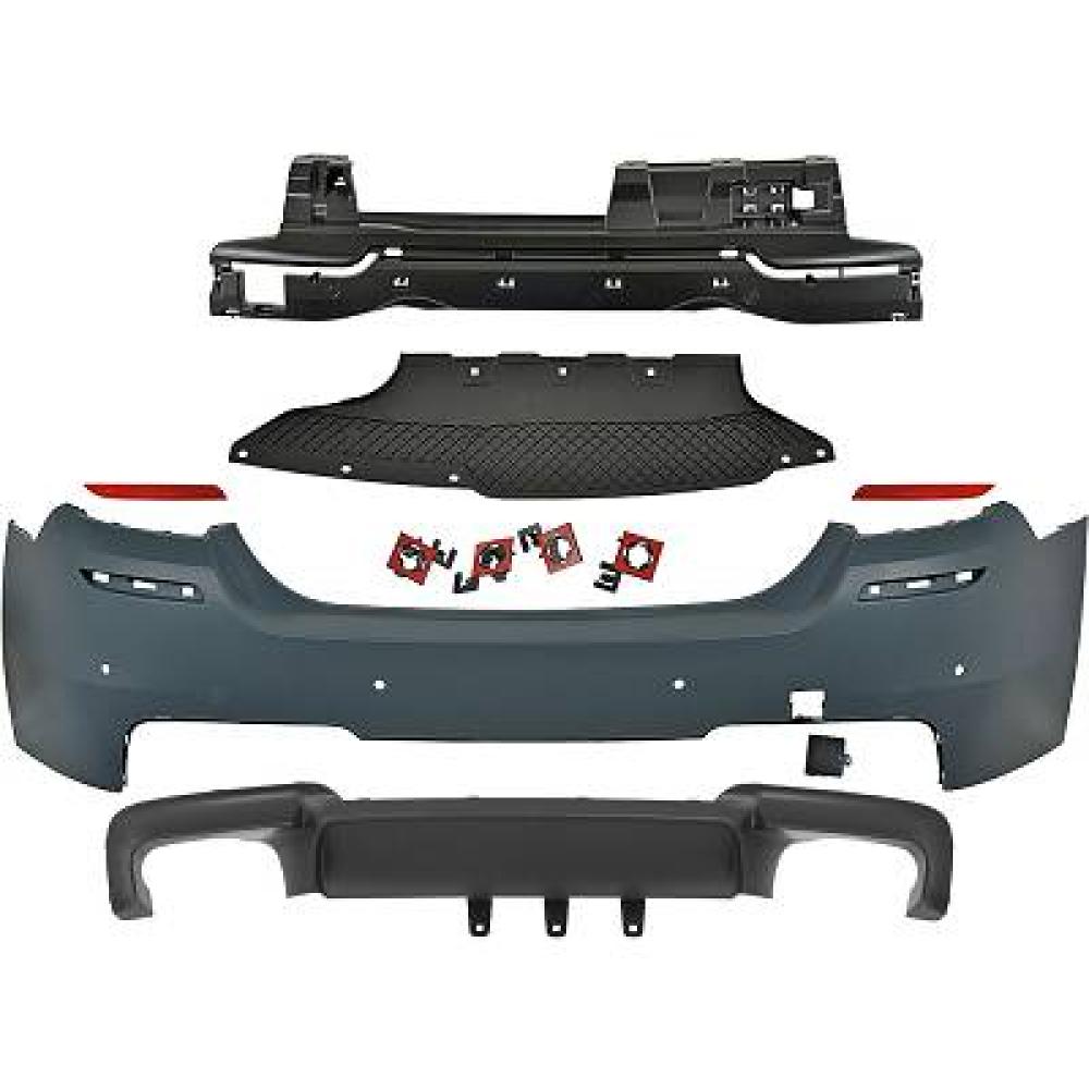 Pare-chocs arrière — BMW Série 5 (F10/11 LCI) (2013-2017) (+1)
