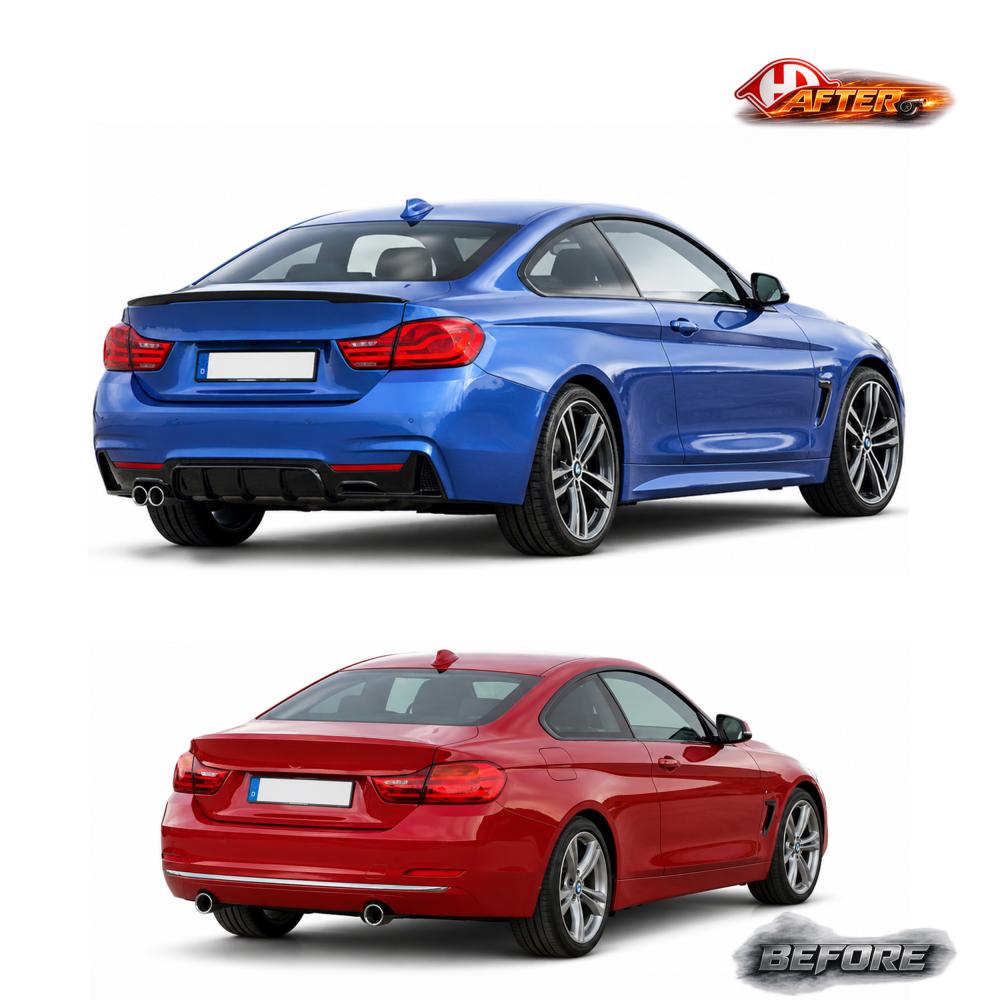 Pare-chocs arrière — BMW Série 4 Berline/Touring (F32/33/36) (2013-2021) — vue 3