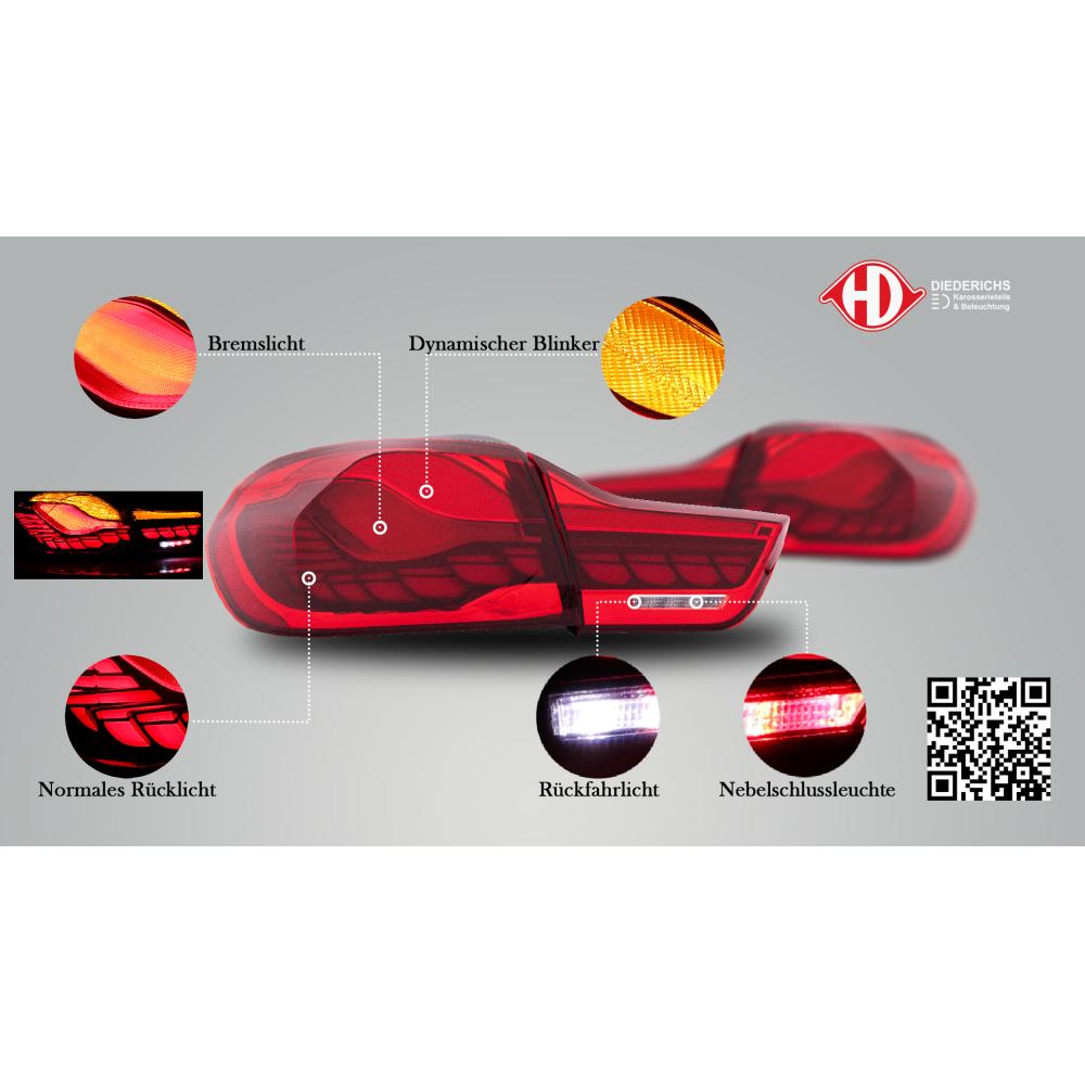 Kit de feux arrières arrière — BMW Série 4 Berline/Touring (F32/33/36) (2013-2021) — vue 2