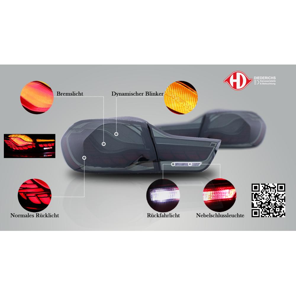 Kit de feux arrières arrière — BMW Série 4 Berline/Touring (F32/33/36) (2013-2021) — vue 2