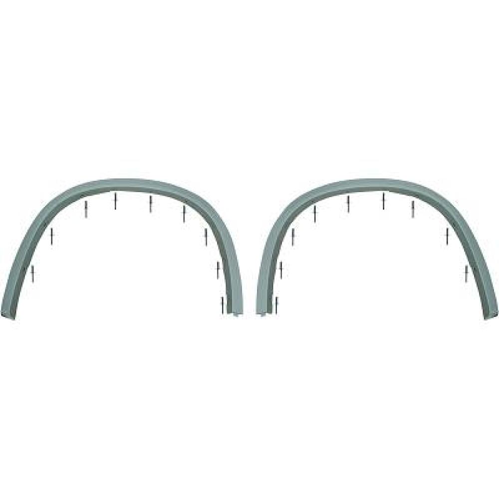 Jeu de baguettes et de bandes protectrices côté conducteur + passager av. — BMW X1 (E84) (2009-2012)