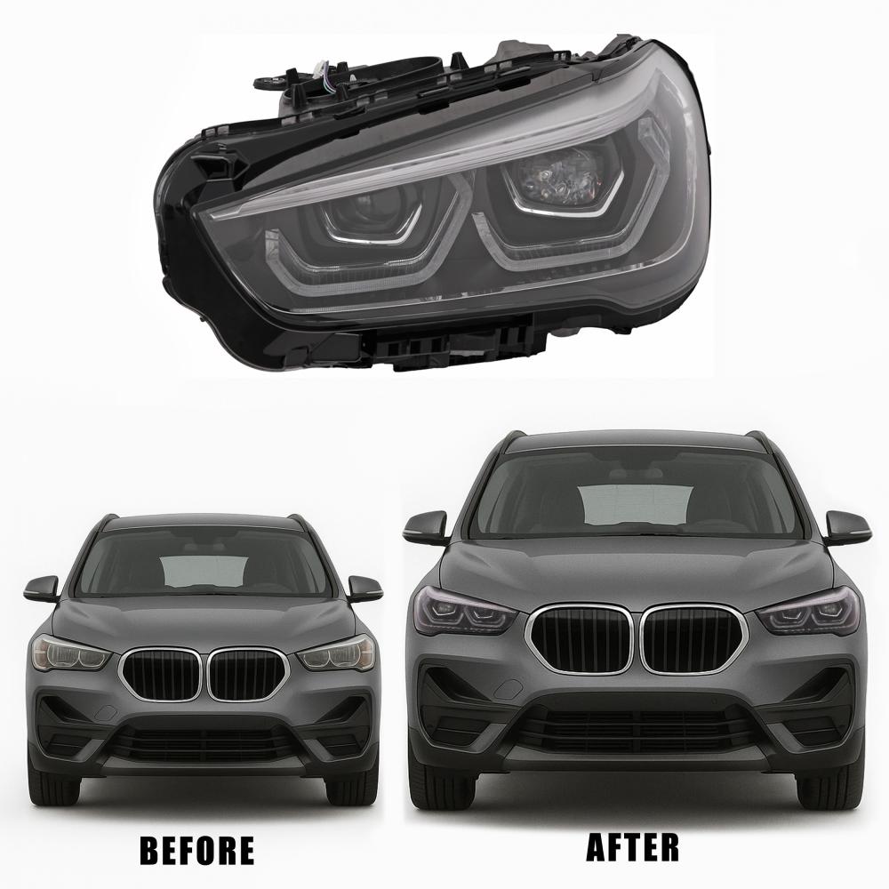 Projecteur principal gauche — BMW X1 (F48) (2019-…) — vue 3