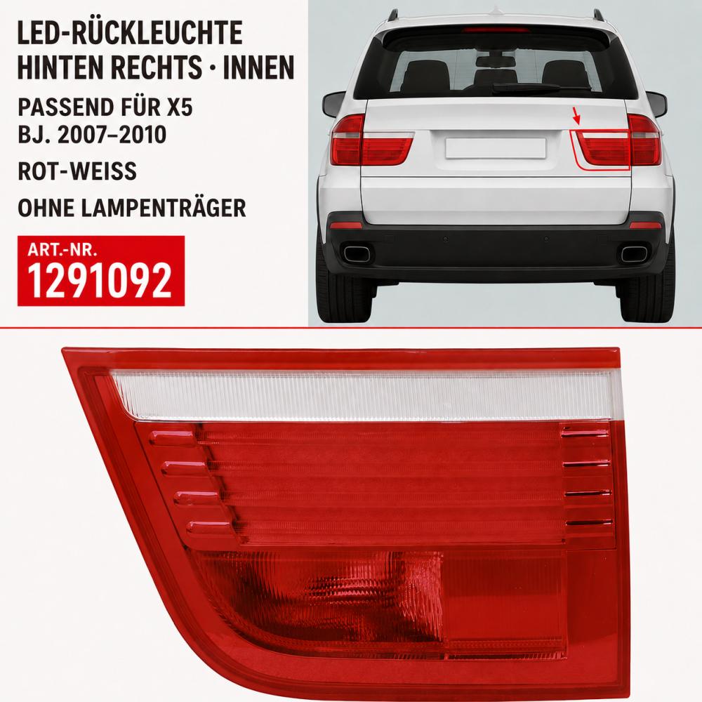 Feu arrière droite — BMW X5 (E70) (2007-2010) — vue 2