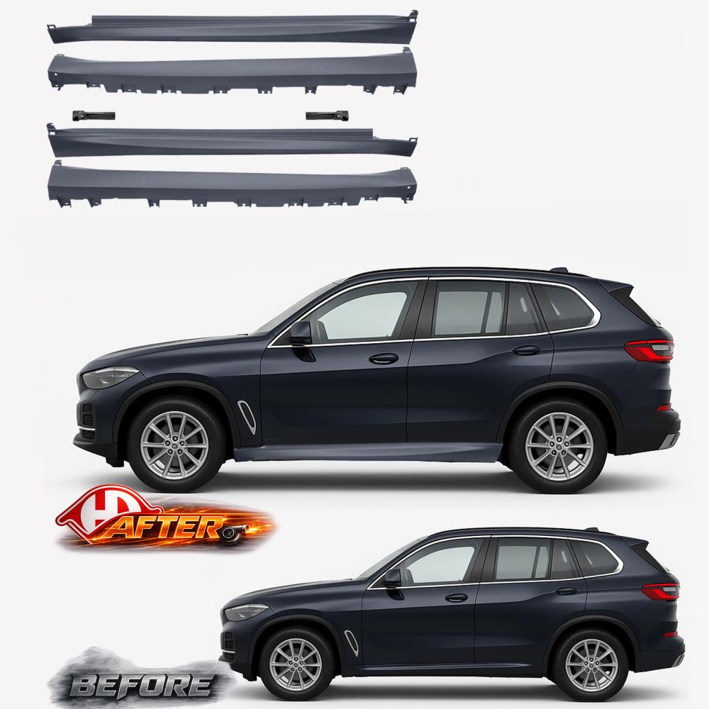 Revêtement de bas de marche côté conducteur + passager av. — BMW X5 (G05/F95) (2018-…) — vue 2