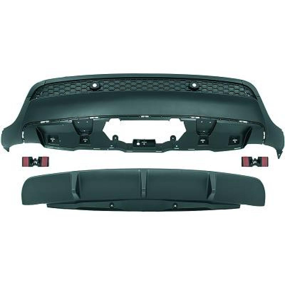 Enjoliveur, pare-chocs arrière — BMW X6 (E71/72) (2008-2014) — réf. 1295362