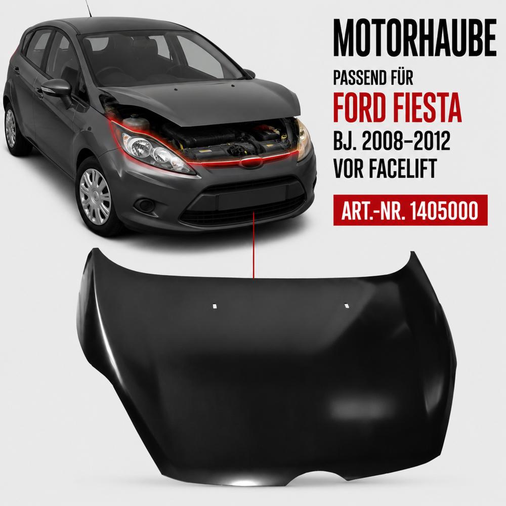 Capot-moteur — Ford Fiesta (2008-2012)