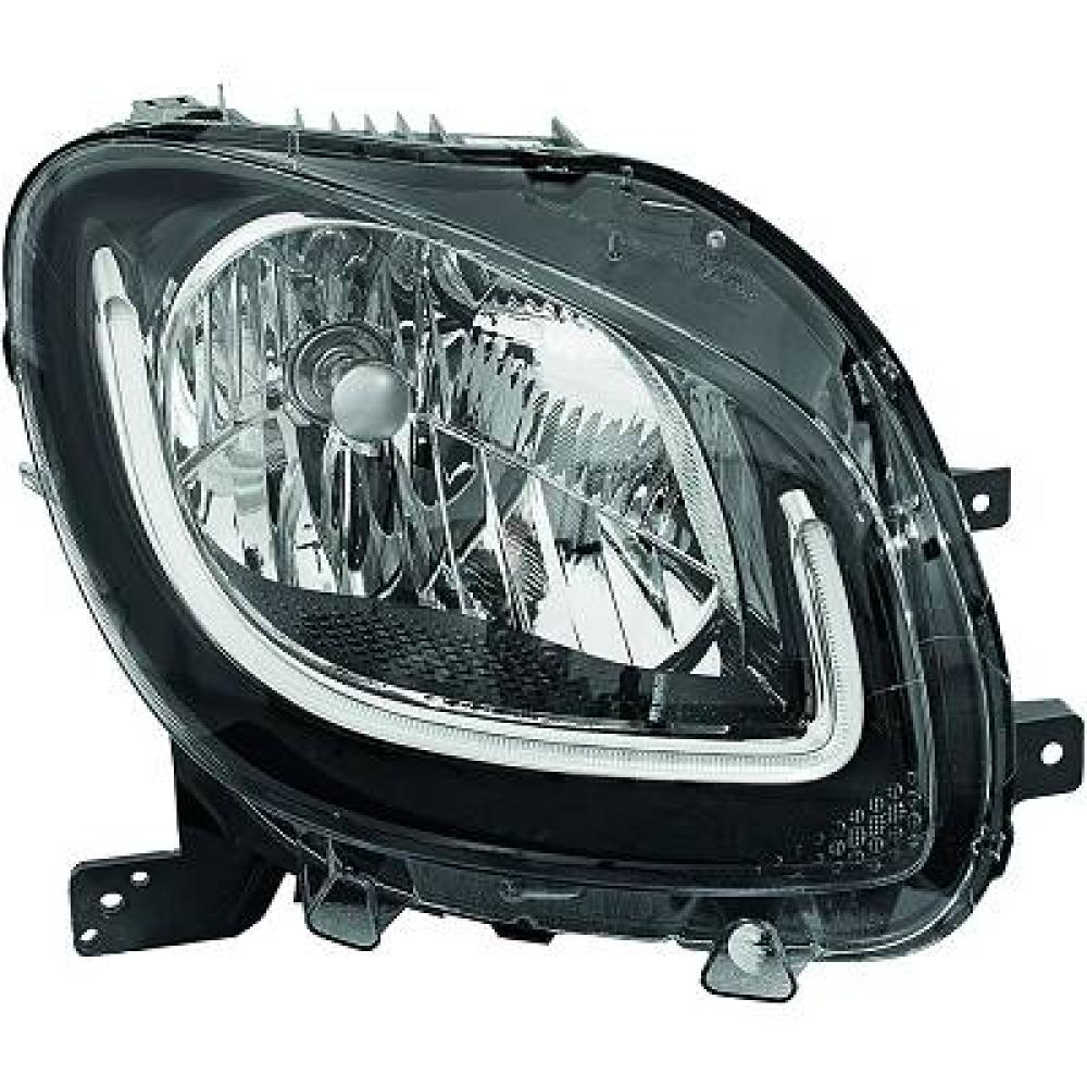Projecteur principal droite — Mercedes-Benz Smart For Two (2014-…) — réf. 1607082