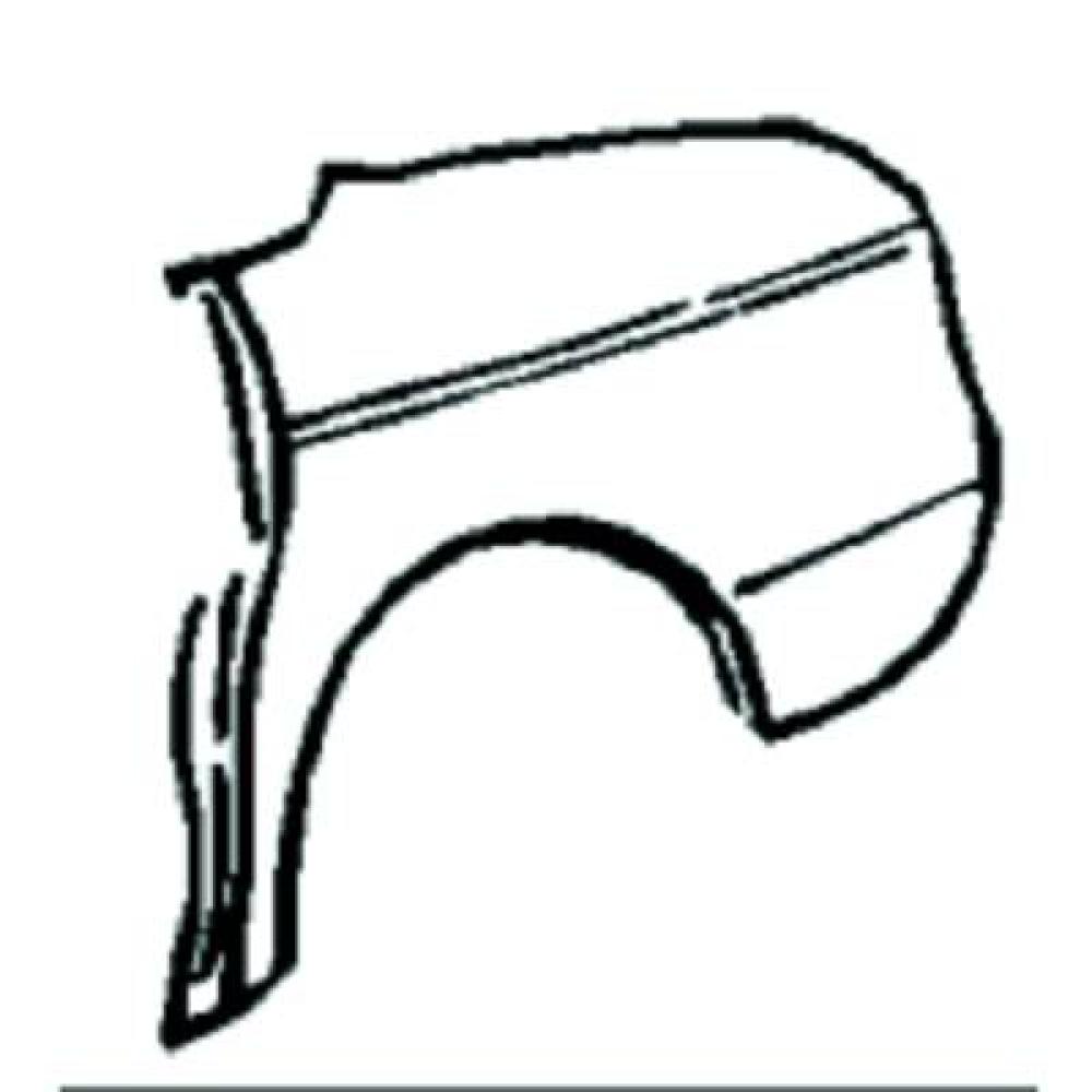 Baguette et bande protectrice, panneau latérale arrière droite — Mercedes-Benz 200-280E (W123) (1976-1984) — réf. 1611036
