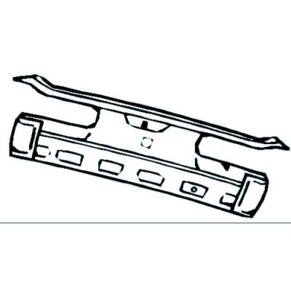 Baguette et bande protectrice, porte arrière droite — Mercedes-Benz 200-280E (W123) (1976-1984) — réf. 1611038