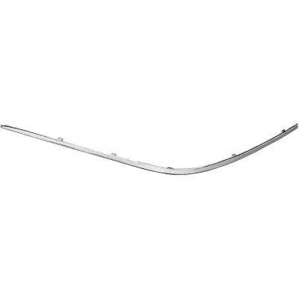 Baguette et bande protectrice, pare-chocs avant droite — Mercedes-Benz E-Classe (W210) (1999-2002) — réf. 1614164
